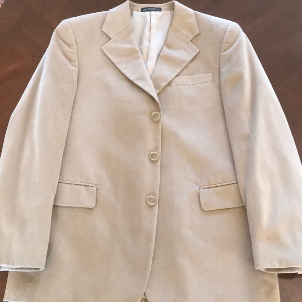 Polyester Tan Jacket - image 1